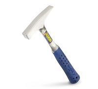 Estwing Tinner's Hammer T3-18, herramienta para trabajar metales de 18 onzas con construcción de acero forjado y agarre de reducción de golpes, color plateado