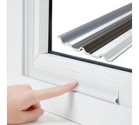 ESUFEIR 315inch Blanco BurletesPuertas y Ventanas Corredera Madera Aluminio,Espuma Burlete Ventanas Insonorizar Basculante Puerta,Tira de Sellado Aislante Acustico para Puertas y Aislar Ventanas Frio