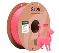 eSUN Actualizado PLA Mate Filamento 1.75mm, Impresora 3D Filamento PLA Mate, Color Sin Brillo, Textura Esmerilada, 1KG Carrete (2.2 LBS) para Filamento de Impresión 3D, Rojo Fresa Mate
