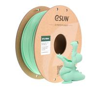 eSUN Actualizado PLA Mate Filamento 1.75mm, Impresora 3D Filamento PLA Mate, Color Sin Brillo, Textura Esmerilada, 1KG Carrete (2.2 LBS) para Filamento de Impresión 3D, Verde Menta Mate