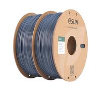 eSUN ASA+ Filamento 1.75mm, Filamento 3D Resistente a la Intemperie, 1KG por Carrete, 2 Carretes para Impresoras 3D,Gris+Gris