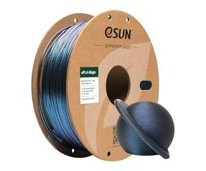eSUN Doble Color Filamento PLA 1.75mm, ePLA-Magic Filamento PLA con Purpurina, Precisión Dimensional +/- 0.05mm, Carrete de 1KG (2.2 LBS) para Impresoras 3D,Azul Centelleante Oscuro