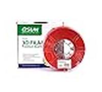Esun filamento 3d abs+, 1 kg, 1,75 mm, rojo (rojo), temperatura de imp