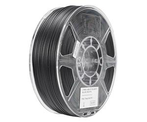 eSUN Filamento ABS 1.75mm, ABS-CF Filamento ABS Relleno de Fibra de Carbono, Carrete de 1KG (2.2 LBS) Materiales de Impresión 3D para Impresoras 3D FDM,Negro