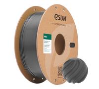 eSUN Filamento de Impresión 3D ABS+ 1,75 mm 1 KG, ABS Plus Plata | ABS Pro con Baja Deformación Impresora 3D Filamento, Precisión Dimensional ± 0.05mm, 1KG Carrete (2.2 LBS)