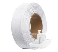 eSUN Filamento de Recambio PLA+ 1,75 mm, Recambio PLA Plus Filamento de Impresión 3D Sin Bobina, Precisión Dimensional +/- 0.03mm, 1KG (2.2 LBS) para Impresoras 3D,Blanco Frío