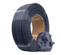 eSUN Filamento de Recambio PLA+ 1,75 mm, Recambio PLA Plus Filamento de Impresión 3D Sin Bobina, Precisión Dimensional +/- 0.03mm, 1KG (2.2 LBS) para Impresoras 3D,Gris