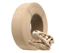 eSUN Filamento de Recambio PLA+ 1,75 mm, Recambio PLA Plus Filamento de Impresión 3D Sin Bobina, Precisión Dimensional +/- 0.03mm, 1KG (2.2 LBS) para Impresoras 3D,Hueso Blanco