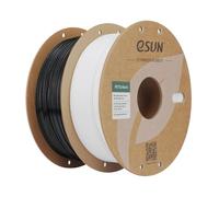 eSUN Filamento PETG 1.75 mm 2KG para Impresora 3D Alta Dureza Negro+Blanco | PETG Basic Carrete de 2*1KG Filamento de Impresión 3D para Impresoras 3D