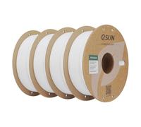 eSUN Filamento PETG 1.75 mm 4KG para Impresora 3D Alta Dureza PETG Blanco | PETG Basic Carrete de 4*1KG Filamento de Impresión 3D para Impresoras 3D
