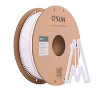 eSUN Filamento PETG 1.75mm 1KG, Impresora 3D Filamento PETG Blanco Sólido | Precisión Dimensional +/- 0.05mm, 1KG Carrete (2.2 LBS) para Filamento de Impresión 3D