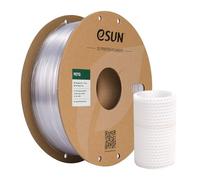 eSUN Filamento PETG 1.75mm 1KG, Impresora 3D Filamento PETG Natural | Precisión Dimensional +/- 0.05mm, 1KG Carrete (2.2 LBS) para Filamento de Impresión 3D