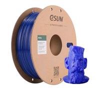 eSUN Filamento PETG 1.75mm, Impresora 3D Filamento PETG, Precisión Dimensional +/- 0.05mm, 1KG Carrete (2.2 LBS) para Filamento de Impresión 3D, Azul Solido