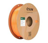 eSUN Filamento PETG 1.75mm, Impresora 3D Filamento PETG, Precisión Dimensional +/- 0.05mm, 1KG Carrete (2.2 LBS) para Filamento de Impresión 3D, Naranja Solido