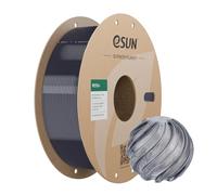 eSUN Filamento PETG+ 1KG, Alta Resistencia PETG, Transparente Gris | Filamento PETG Mejorado bobina de 1,75 mm,Resistencia al Calorras Filamento de impresión 3D,Precisión dimensional ±0,05 mm