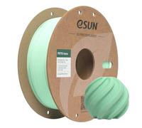 eSUN Filamento PETG Mate 1.75mm, Color sin brillo, Textura Esmerilada, Bobina de 1KG (2.2 LBS) Filamento de Impresión 3D para Impresoras 3D,Verde Menta