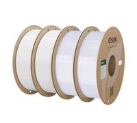 eSUN Filamento PETG+ Mejorado 4KG Alta Resistencia PETG Blanco+Transparente | Filamento PETG Mejorado bobina de 1,75 mm,Resistencia al Calorras Filamento de impresión 3D,Precisión dimensional ±0,05 mm