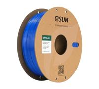 eSUN PETG Filamento 1.75mm, ePETG+HS Filamento de Alta Velocidad, Precisión Dimensional +/- 0.05mm, Carrete de 1KG (2.2 LBS) para Impresión 3D Rápida,Azul Sólido