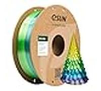 Esun filamento pla arcoíris seda 1.75mm, sedoso multicolor impresora
