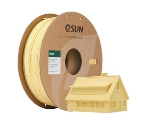 eSUN Filamento PLA de Madera, Filamento PLA de 1.75mm, Precisión Dimensional +/- 0.05mm, Carrete de 1KG (2.2 LBS) Materiales de Impresión 3D para Impresoras 3D