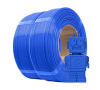 eSUN Filamento PLA Refill 1,75 mm, filamento de impresión 3D sin bobina, precisión dimensional +/- 0,05 mm, 1 kg por bobina, 2 bobinas para impresora 3D, azul, 2 kg