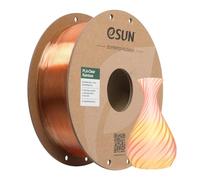eSUN Filamento PLA Transparente Arco Iris 1,75mm, Filamento 3D Translúcido Multicolor Bobina de 1KG (2,2 LBS) para Impresoras 3D,Amarillo Rosa