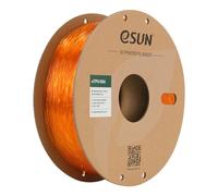eSUN Filamento TPU-95A 1.75mm, Flexible Impresora 3D Filamento TPU, Precisión Dimensional +/- 0.05mm, 1KG Carrete (2.2 LBS) para Filamento de Impresión 3D, Naranja Transparente
