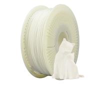 eSUN Kit de PLA+ Refill Filamento y Bobina, Recarga Filamento PLA Plus 1.75mm y Filamento Extraíble eSpool+, 1KG (2.2 LBS) para Impresoras 3D,Blanco