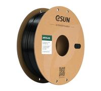 eSUN PETG Filamento 1.75mm, ePETG+HS Filamento de Alta Velocidad, Precisión Dimensional +/- 0.05mm, Carrete de 1KG (2.2 LBS) para Impresión 3D Rápida,Negro sólido