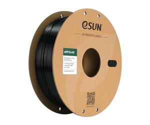 eSUN PETG Filamento 1.75mm, ePETG+HS Filamento de Alta Velocidad, Precisión Dimensional +/- 0.05mm, Carrete de 1KG (2.2 LBS) para Impresión 3D Rápida,Negro sólido