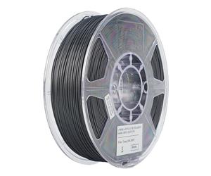 eSUN PETG Filamento 1.75mm, PETG-CF Filamento PETG Relleno de Fibra de Carbono, Carrete de 1KG (2.2 LBS) Materiales de Impresión 3D para Impresoras 3D FDM,Gris Oscuro