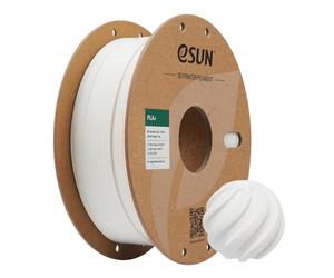 eSUN PL Filamento 1.75mm, Mayor Resistencia Filamento PLA Plus para Impresoras 3D, Precisión Dimensional +/- 0.03mm, Carrete de 1KG (2.2 LBS) para Impresoras 3D,Blanco Lechoso