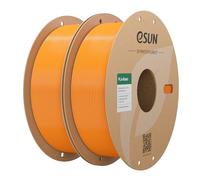eSUN PLA Filamento 1.75mm, PLA Basic Filamento Precisión Dimensional +/- 0.05mm, 1KG por Carrete, 2 Carretes Filamento,Naranj Naranja