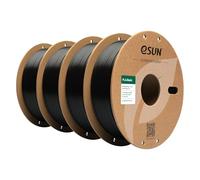 eSUN PLA Filamento 1.75mm, PLA Basic Filamento Precisión Dimensional +/- 0.05mm, 1KG por Carrete, 4 Carretes Filamento para 3D Impresoras,Negro*4