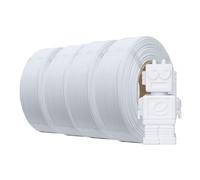 eSUN PLA Filamento de Recambio 1,75 mm, Precisión Dimensional +/- 0,05 mm, 1 kg por Bobina, 4 Bobinas para Impresoras 3D,Blanco frío
