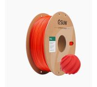 eSUN PL RGB rojo de 1,75 mm, 1 kg/rollo, resistente a las grietas, acabado suave, filamento para impresoras 3D FDM, tolerancia de rollo PLA PLUS dentro de +/-0,05 mm (RGB rojo)