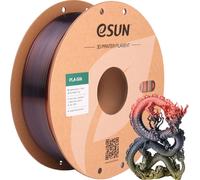 eSUN Filamento PLA Arcoíris Seda 1.75mm, Sedoso Multicolor Impresora 3D Filamento PLA, 1KG Carrete para Impresoras 3D,Gloria Matutina