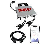ESUNRA Create your Energy - Microinversor NEP BDM800W - Plug and play - Eficiencia MPPT 99.9% - Cable de alimentación 5 m - App de monitorización de producción en tiempo real
