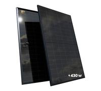 ESUNRA Create your Energy - Panel solar bifacial de 430W - ALLBLACK - Tecnología TOPCon - Rendimiento del 22% - Cable de 1,2m