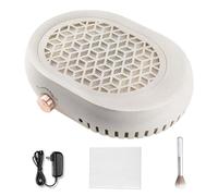 ESUOHYM Colector de polvo profesional para uñas con fuerte succión, silencioso y ajustable para uñas acrílicas, ventilador turbo mejorado sin escobillas, colector de polvo de uñas, salón y hogar