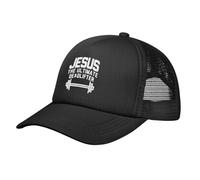 Esus El Levantador De Peso Muerto Definitivo Mujer Hombre Snapback Cap Ajustable Gorras Hip Hop Suave Gorra Trucker para Verano Running Senderismo
