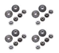 ESUSO 4X Engranaje Diferencial de Metal 12402-A-1952 para 104009 12402-A 12401 12402 12403 12404 12409 Piezas de Actualización de Coche RC