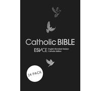 ESV-CE Catholic Bible, Gift and Award Edition, Black Paperback, Dove Illustration, British Liturgical Bible, ESV-CE, Paperback, Standard size - Pack ... English Standard Version-Catholic Edition
