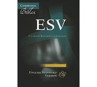 ESV Clarion Reference Bible, Black Calf Split Leather, ES484: X