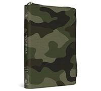 ESV Compact Bible: Esv Bible Canvas With Zipper, Camo Design