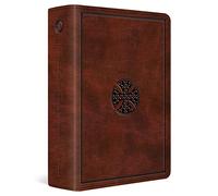 ESV Journaling Bible, Interleaved Edition: English Standard Version, Journaling Bible, Trutone, Mahogany, Mosaic Cross Design