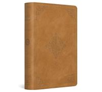 ESV Large Print Bible: Esv Bible Trutone, Nubuck Caramel, Fleur-de-lis Design