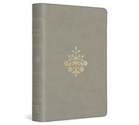 ESV Large Print Compact Bible, Red Letter: English Standard Version, Stone, Trutone, Branch Design