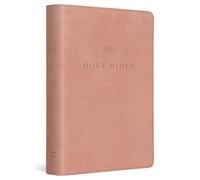 ESV Large Print Compact Bible, Red Letter: English Standard Version, Trutone, Blush Rose, Large Print Compact Bible With Ribbon Marker