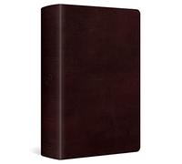 ESV Large Print Personal Size Bible, Red Letter: English Standard Version, Mahogany, Trutone, Personal Size Bible